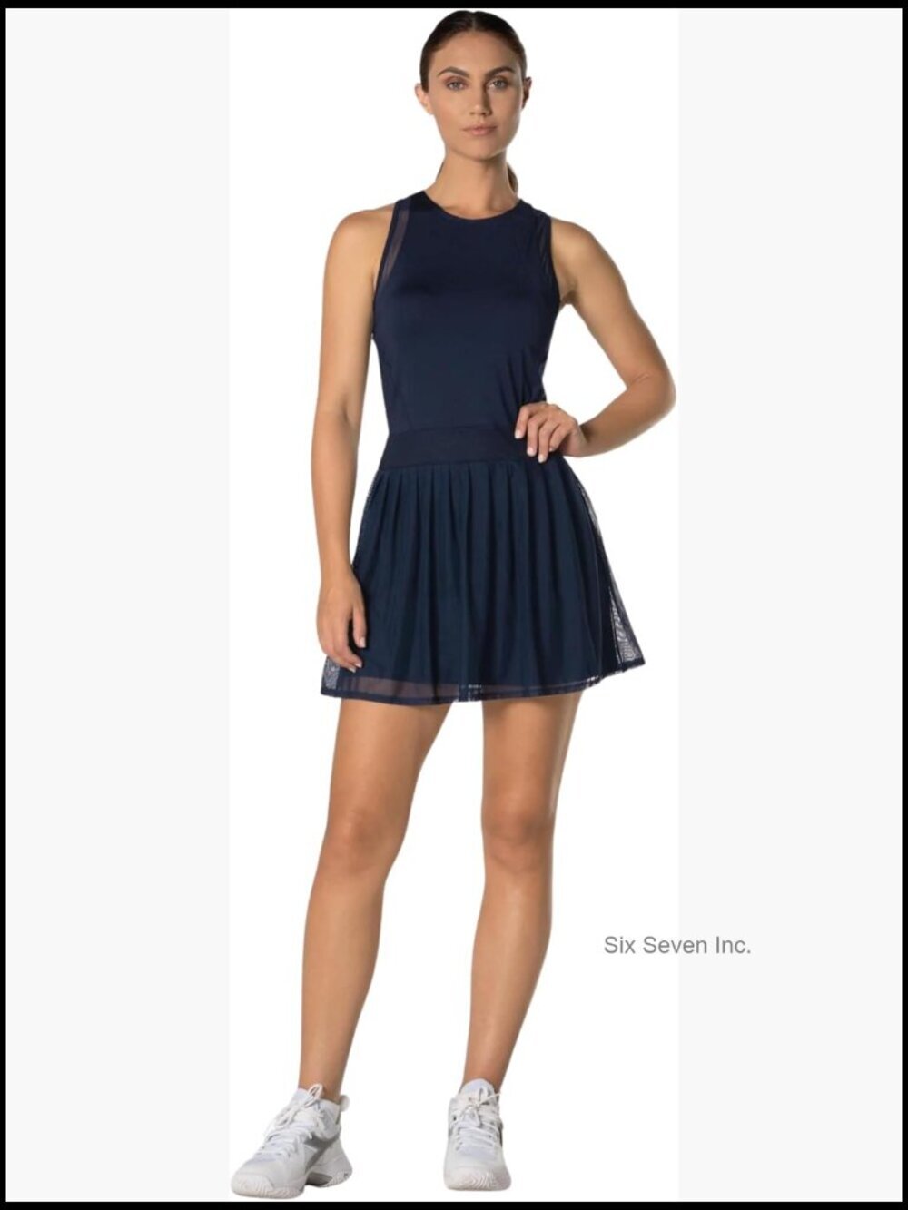 Next Level Tennis Dress with Pleated A-Line Silhouette